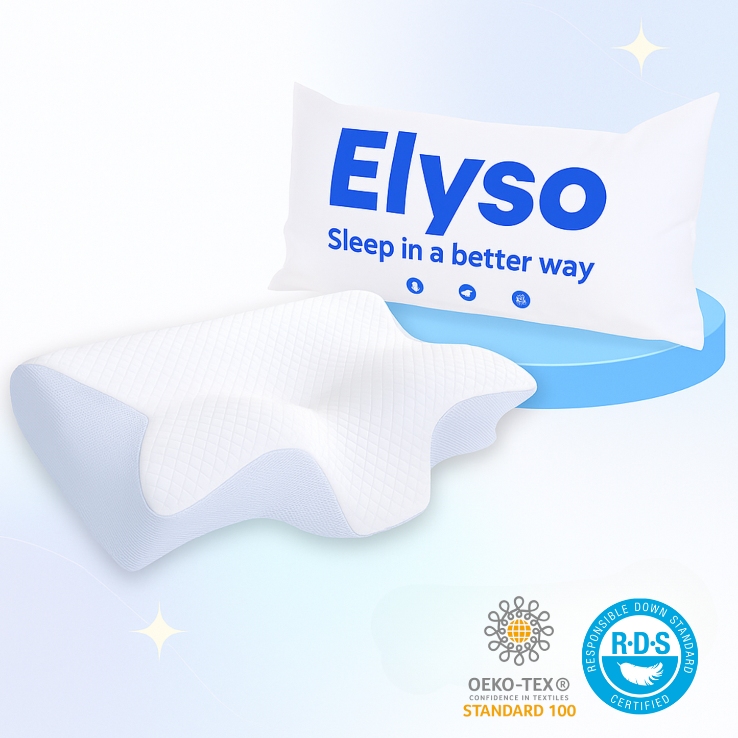 Elyso® Ergonomic Support Pillow